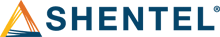 Blue logo with word Shentel