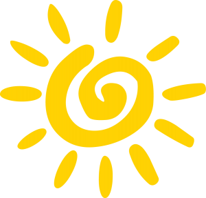 cartoon sun