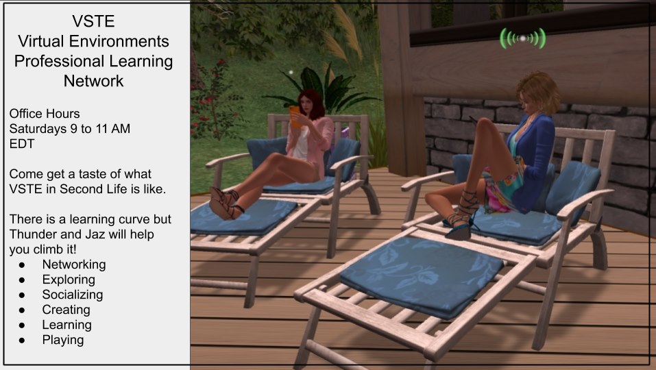 screen shot of Second Life avatars