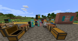 Banner making in Minecraft