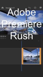 screenshot of adobe premiere rush