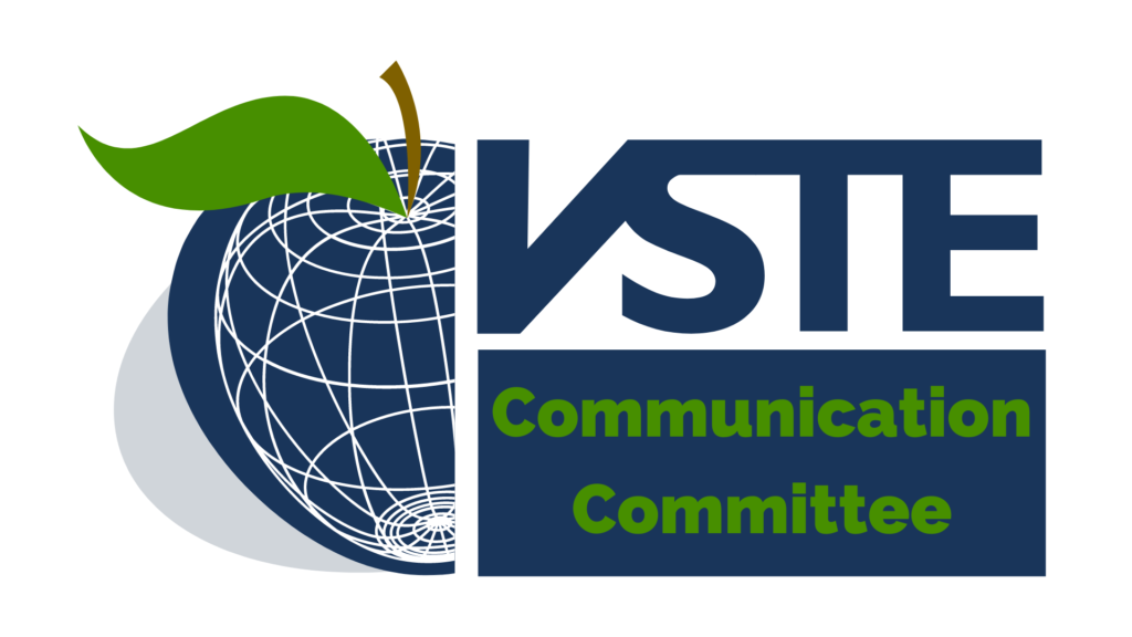 The VSTE logo with the words Communication Committee embedded.