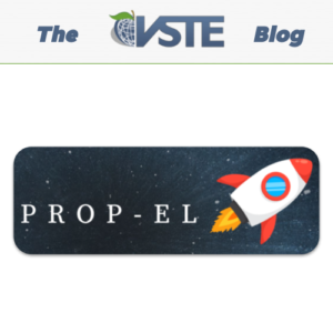 PROP-EL blog post featured image with "The VSTE Blog" at top & "PROP-EL below