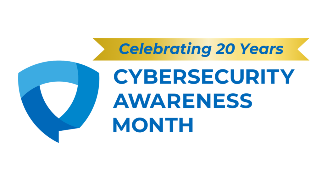 Cybersecurity Awareness Month banner from NIST