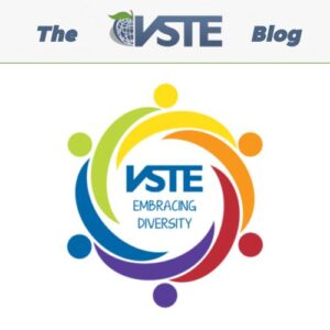 VSTE DEI Logo with The VSTE Blog above