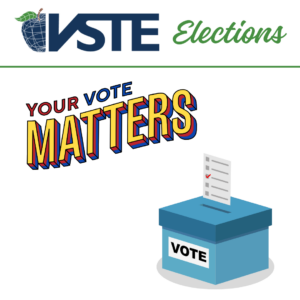 Your Vote Matters with ballot going in to ballot box