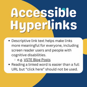 Accessible Hyperlinks
