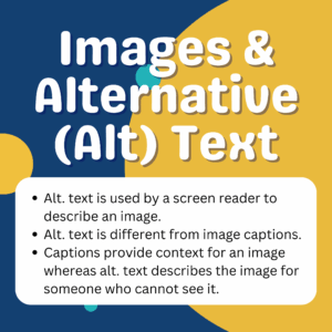 Images and Alt Text